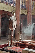 Ladakh - Hemis Gompa, the prayer hall 